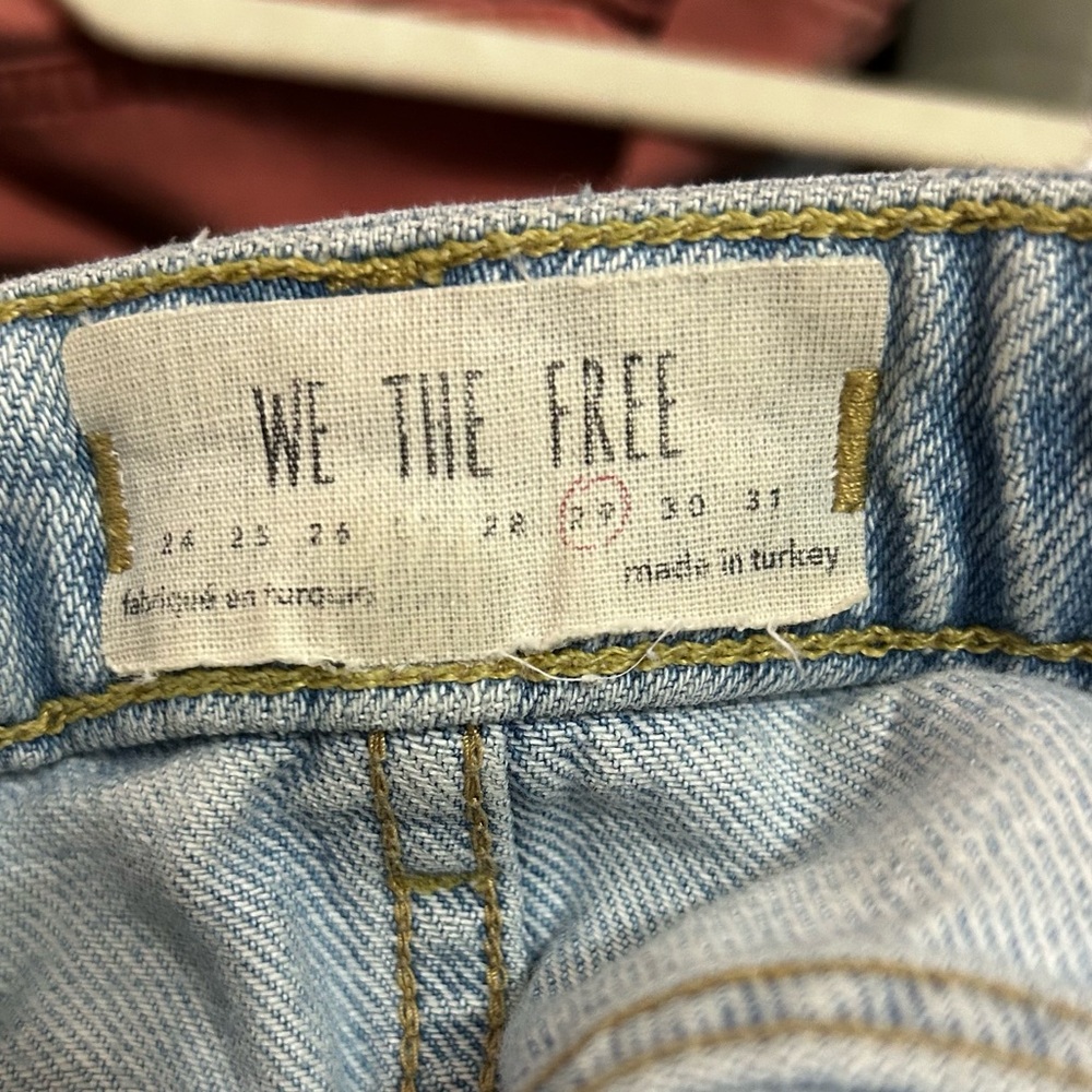 We The Free Button Fly denim skirt - Picture 4 of 5